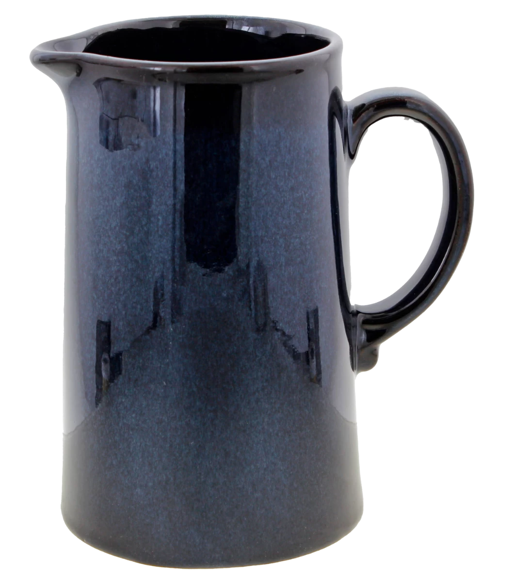 Oldenhof 1821 Cilinder Karaf 1,2 Liter Aardewerk Indigo Blauw 1 Oldenhof 1821 Cilinder Karaf 1,2 Liter Aardewerk Indigo Blauw