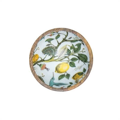 By Room Schaal Rond ø 18 Cm Mangohout Lemon Bird 1 By Room Schaal Rond ø 18 Cm Mangohout Lemon Bird