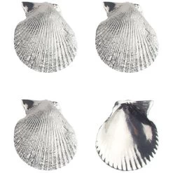 Oldenhof Amuseschelpen Zilvertin 4 Stuks