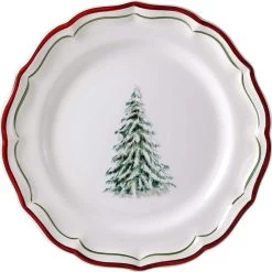 Gien Filet Noël Dinerbord ø 26 Cm Keramiek