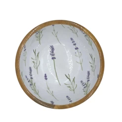 By Room Schaal Rond ø 25 Cm Mangohout Lavender