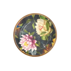 By Room Schaal Rond ø 18 Cm Mangohout Black Lotus