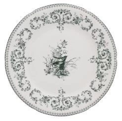 Gien Oiseau Dinerbord ø 27,5 Cm Keramiek Crème
