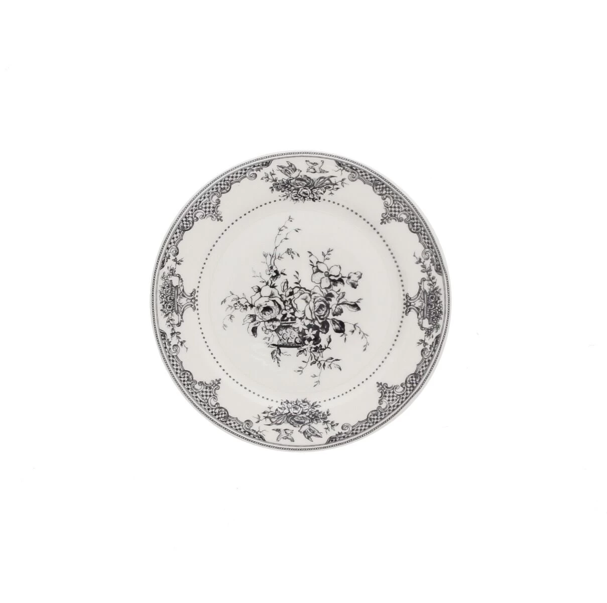 Gien Les Dépareillées Fleurs Onderzetter 12,8 Cm Keramiek Crème-zwart 1 Gien Les Dépareillées Fleurs Onderzetter 12,8 Cm Keramiek Crème-zwart