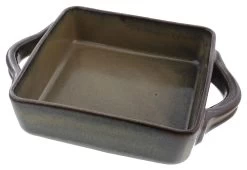 Oldenhof 1821 Ovenschaal Vierkant 17 X 17 X 5,5 Cm Aardewerk Mosgroen