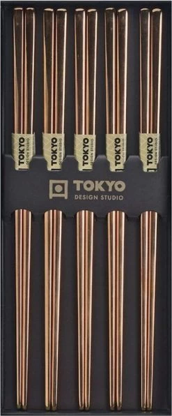 Oldenhof Eetstokjes Rvs Roségoud 5 Stuks