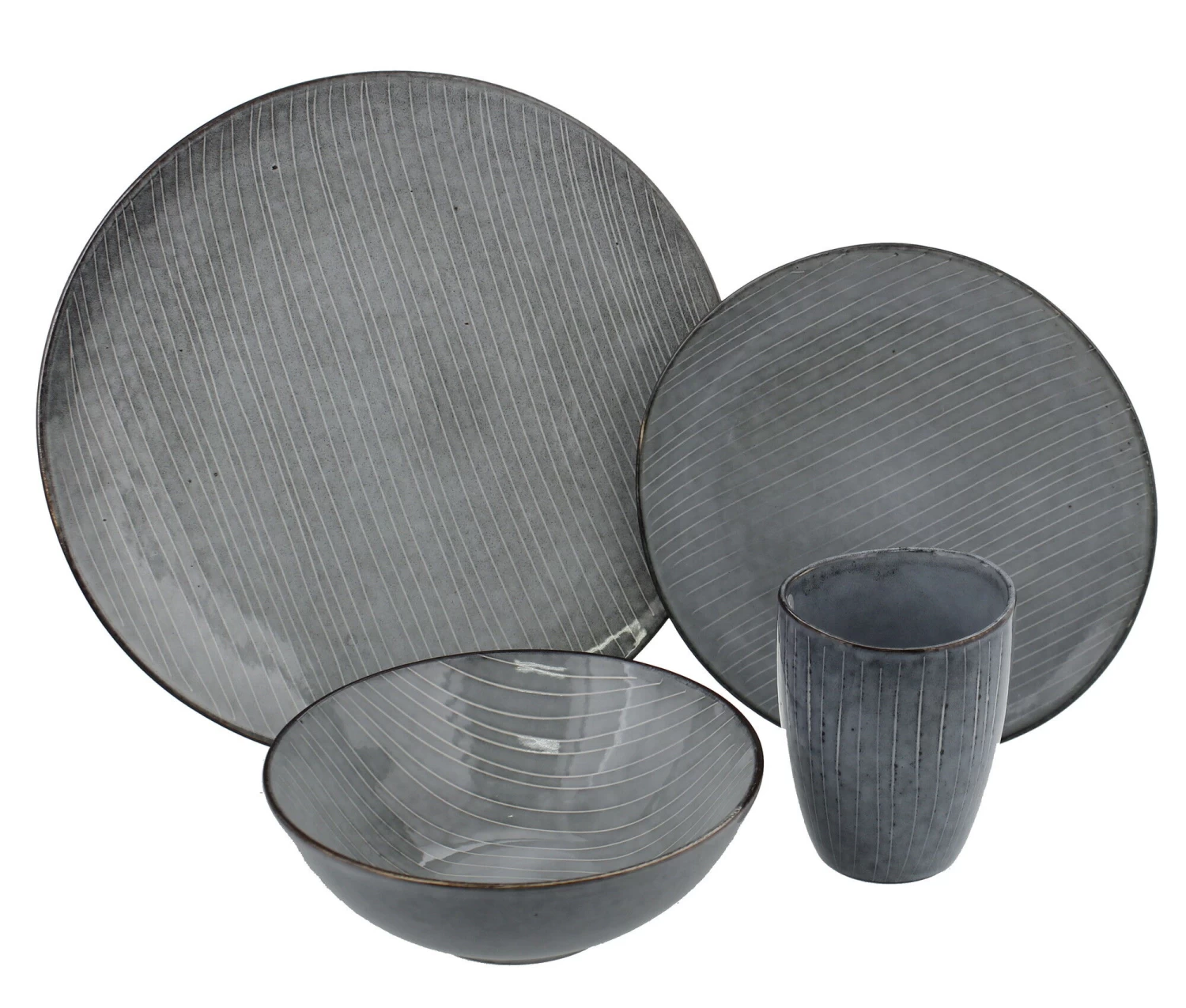 Broste Copenhagen Nordic Sea Serviesset 16-delig 2 Broste Copenhagen Nordic Sea Serviesset 16-delig - Afbeelding 2