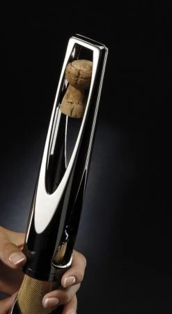 Le Creuset Screwpull SW-105 Pop Bulle Kurkentrekker Satin Chrome