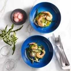 Le Creuset Diep Bord ø 22 Cm Aardewerk Azure -Glaswerk Winkel 70102222200099 alt5