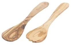 Bowls And Dishes Pure Olive Wood Slacouvert 4-tand 25 Cm Olijfhout