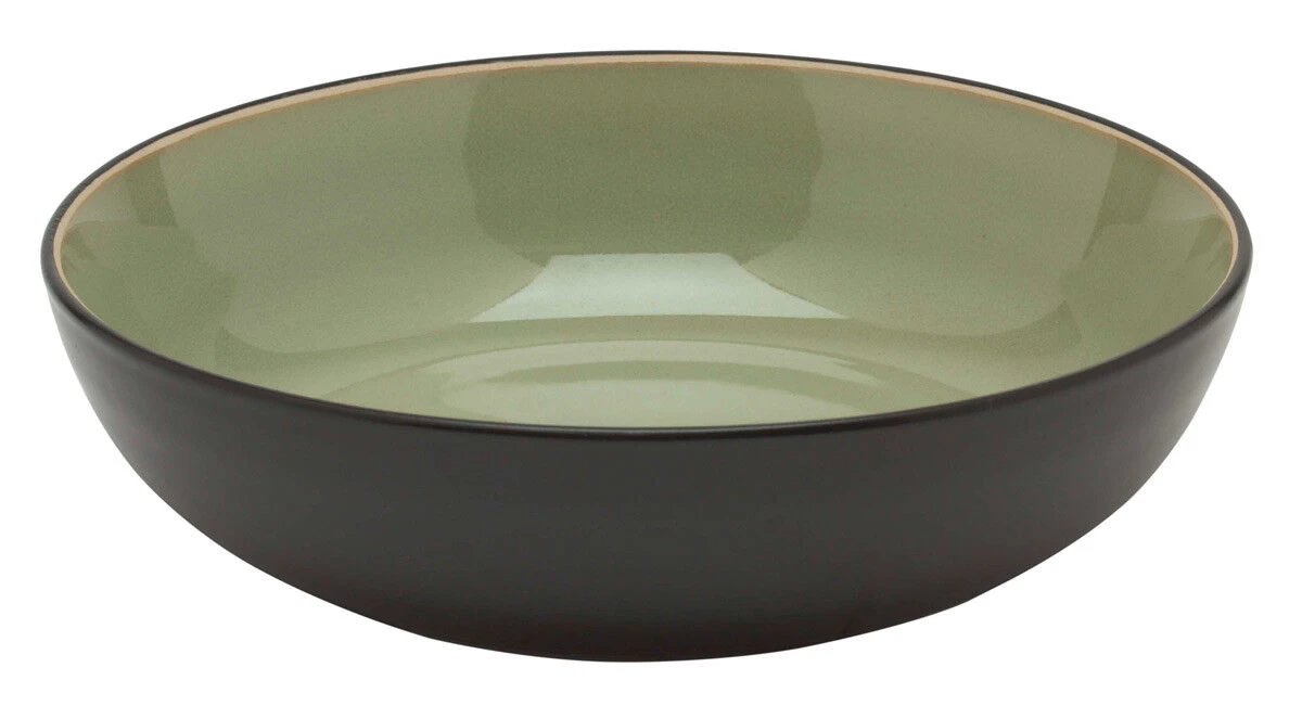 Serax Pure Schaal ø 20,5 Cm Keramiek Aquagroen/zwart 1 Serax Pure Schaal ø 20,5 Cm Keramiek Aquagroen/zwart