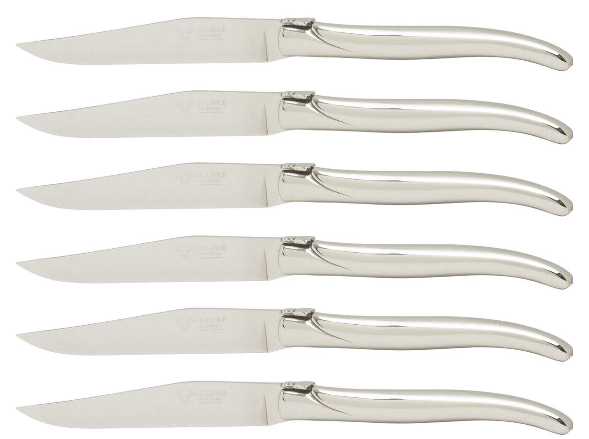 Laguiole En Aubrac Steakmes 11,5 Cm Rvs 6 Stuks 1 Laguiole En Aubrac Steakmes 11,5 Cm Rvs 6 Stuks