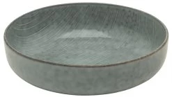 Broste Copenhagen Nordic Sea Schaal ø 17 X 3 Cm Aardewerk Blauw