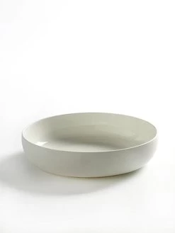 Serax Base Diep Bord ø 20 Cm Hoogte 4,5 Cm Porselein Wit Mat