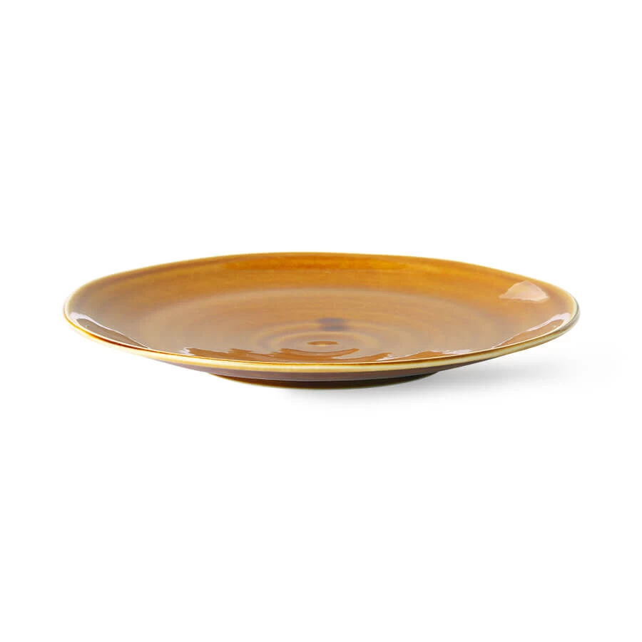 HK Living ACE6979 Kyoto Dinerbord ø 25,5 Cm Aardewerk Bruin 3 HK Living ACE6979 Kyoto Dinerbord ø 25,5 Cm Aardewerk Bruin - Afbeelding 3