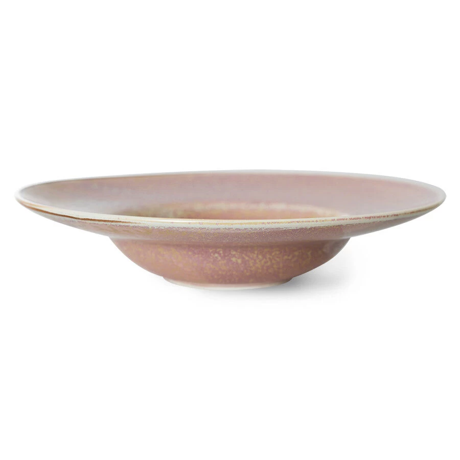 HK Living Chef Ceramics ACE7135 Pastabord ø 28,5 Cm Aardewerk Rustic Pink 2 HK Living Chef Ceramics ACE7135 Pastabord ø 28,5 Cm Aardewerk Rustic Pink - Afbeelding 2