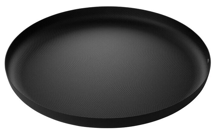 Alessi Extra Ordinary Metal Jasper Morrison Dienblad ø 35 Cm Rvs Zwart 1 Alessi Extra Ordinary Metal Jasper Morrison Dienblad ø 35 Cm Rvs Zwart