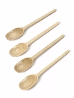 Serax Merci Lepel 14 X 2,5 Cm Esdoornhout 4 Stuks