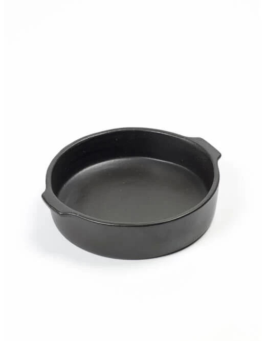 Serax Pure Ovenschaal ø 20 Cm Aardewerk Zwart 1 Serax Pure Ovenschaal ø 20 Cm Aardewerk Zwart