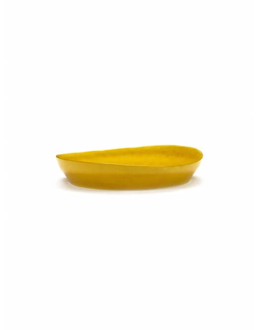 Serax Feast By Ottolenghi Serveerschaal S ø 30 Cm H 6 Cm Aardewerk Sunny Yellow + Swirl Dots Black 2 Serax Feast By Ottolenghi Serveerschaal S ø 30 Cm H 6 Cm Aardewerk Sunny Yellow + Swirl Dots Black - Afbeelding 2