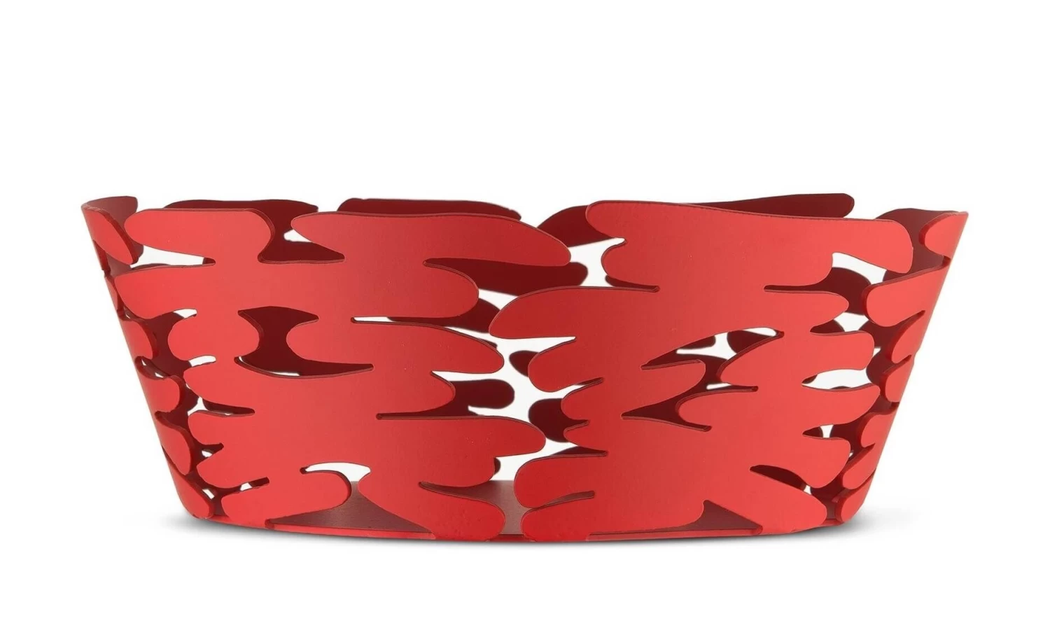 Alessi Barket Schaal ø 18 Cm Rvs Rood 1 Alessi Barket Schaal ø 18 Cm Rvs Rood