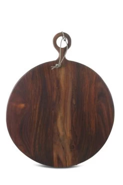 Oldenhof Enoteca Serveerplank Rond 50 X 40 Cm Sheeshamhout