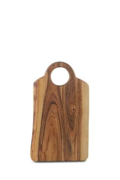 Oldenhof Raw Serveerplank Met Ronde Greep 30 X 17 Cm Acaciahout