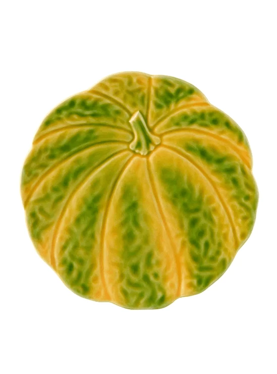 Bordallo Pompoen Bord ø 15 Cm Aardewerk Geel/groen 1 Bordallo Pompoen Bord ø 15 Cm Aardewerk Geel/groen