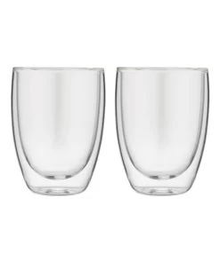 Forever Dubbelwandige Cappuccinoglazen 200 Ml Glas 2 Stuks