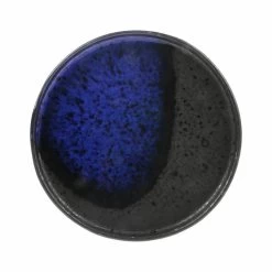 HK Living 70's ACE6735 Dessertbord ø 17,5 Cm Aardewerk Cobalt/blue