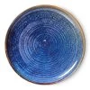 HK Living Chef Ceramics ACE7145 Dinerbord ø 26 Cm Aardewerk Rustic Blue