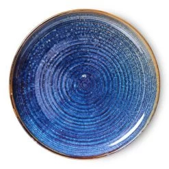 HK Living Chef Ceramics ACE7145 Dinerbord ø 26 Cm Aardewerk Rustic Blue