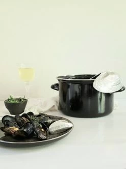 Oldenhof Zeeuwse Mosselschep Zilvertin -Glaswerk Winkel mosselschep 24