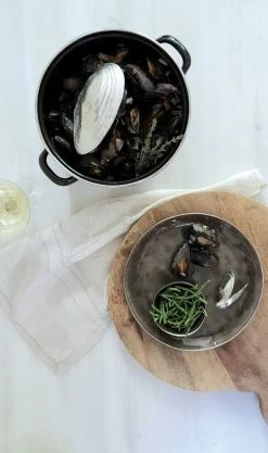 Oldenhof Zeeuwse Mosselschep Zilvertin -Glaswerk Winkel mosselschep 26