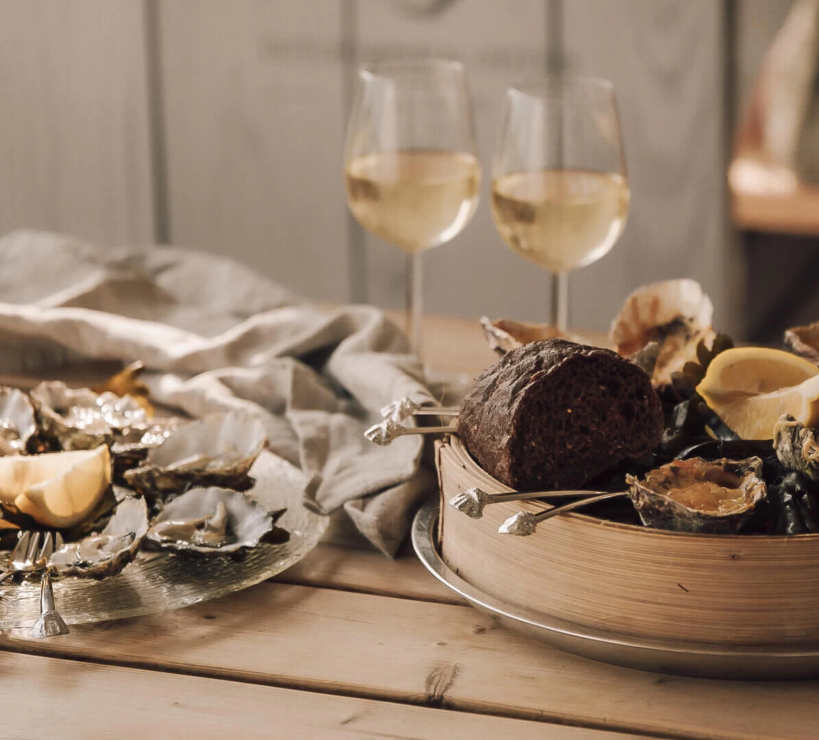 Oldenhof Oestervorkjes Zilvertin 4 Stuks 2 Oldenhof Oestervorkjes Zilvertin 4 Stuks - Afbeelding 2