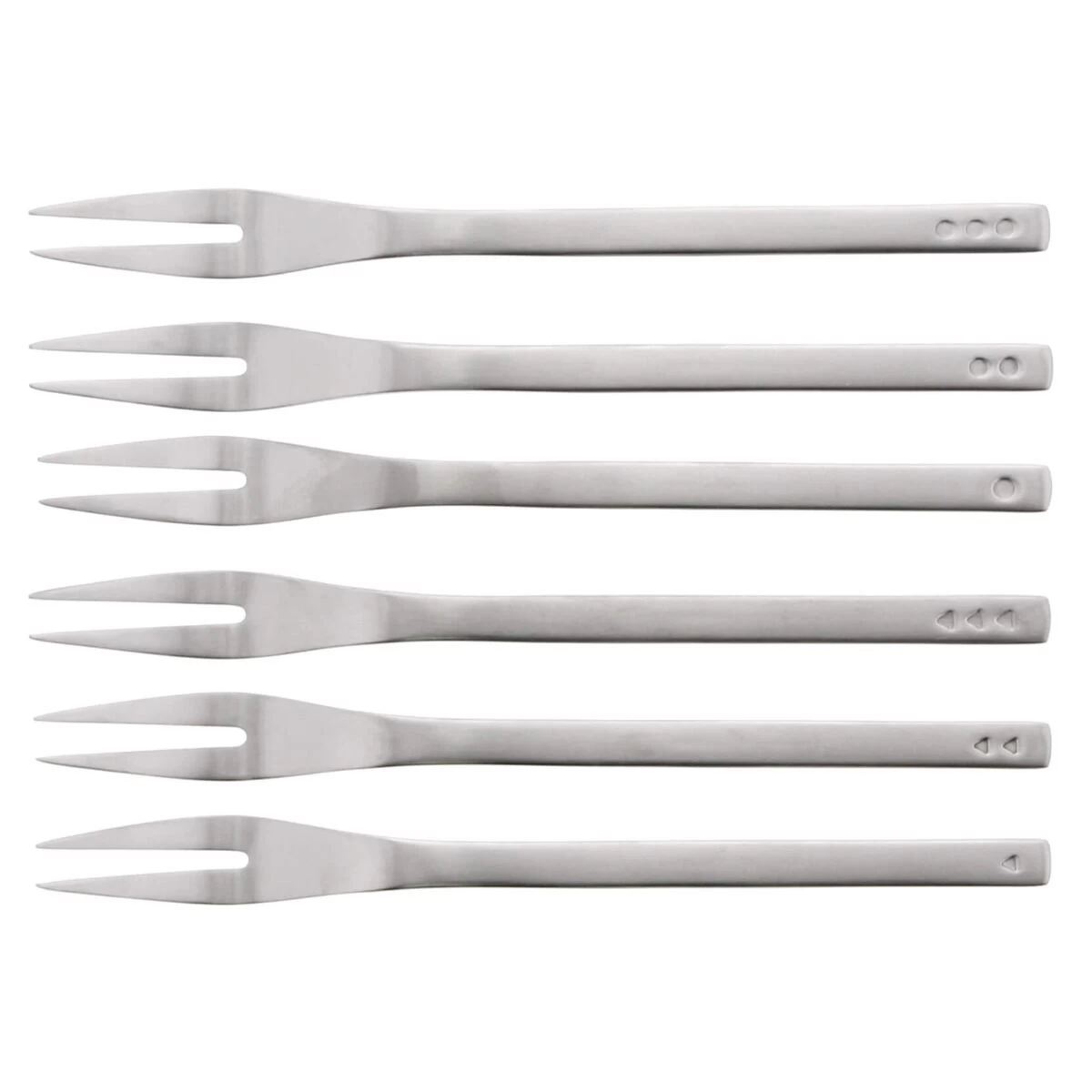 Puresigns One Cocktailvorken 12,5 Cm Rvs Mat 6 Stuks 1 Puresigns One Cocktailvorken 12,5 Cm Rvs Mat 6 Stuks