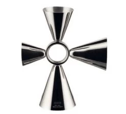 Alessi GIA28 The Tending Box Quadri Combo Jigger 14,4 Cm Rvs