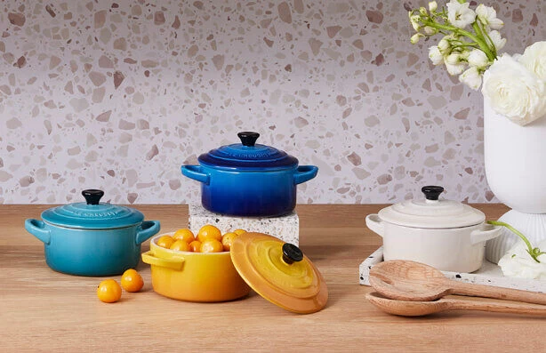 Le Creuset Riviera Collection Lepel Aardewerk 4-delig 3 Le Creuset Riviera Collection Lepel Aardewerk 4-delig - Afbeelding 3
