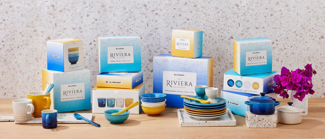 Le Creuset Riviera Collection Lepel Aardewerk 4-delig 2 Le Creuset Riviera Collection Lepel Aardewerk 4-delig - Afbeelding 2