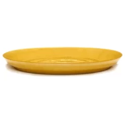 Serax Feast By Ottolenghi Serveerschaal M ø 34 Cm H 4 Cm Aardewerk Sunny Yellow + Swirl Dots Black