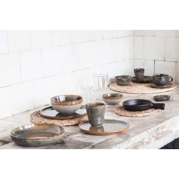 Serax Surface By Sergio Herman Diep Bord ø 21 Cm Indi Grey 2 Serax Surface By Sergio Herman Diep Bord ø 21 Cm Indi Grey - Afbeelding 2