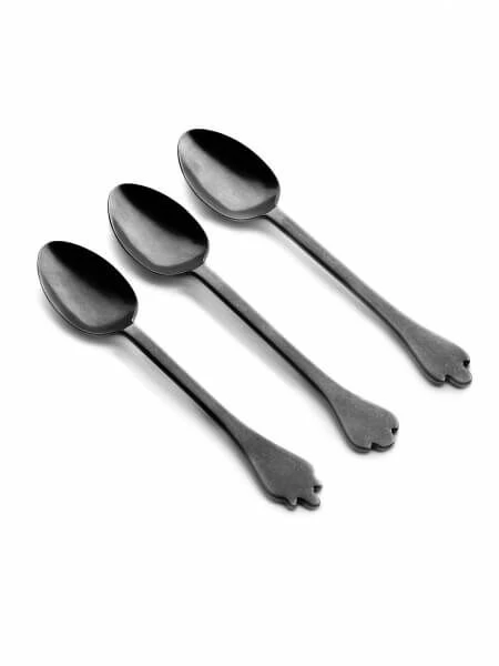 Serax Merci Mix 1-2-3 Tafellepel Antraciet Stone Wash 3 Stuks 1 Serax Merci Mix 1-2-3 Tafellepel Antraciet Stone Wash 3 Stuks