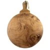 Bowls And Dishes Pure Teak Wood Serveerplank Met Handvat ø 40 Cm