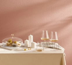 Nude Stem Zero Volcano Witte Wijnglas 700 Ml Kristalglas -Glaswerk Winkel volcano wit 3