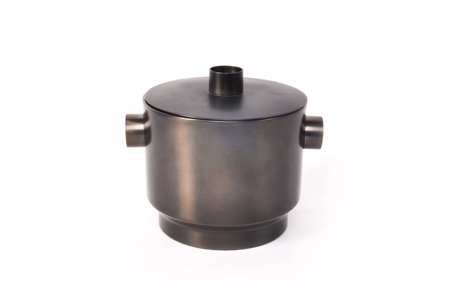 XLBoom Rondo Ijsblokjesemmer Rvs Zwart 1 XLBoom Rondo Ijsblokjesemmer Rvs Zwart